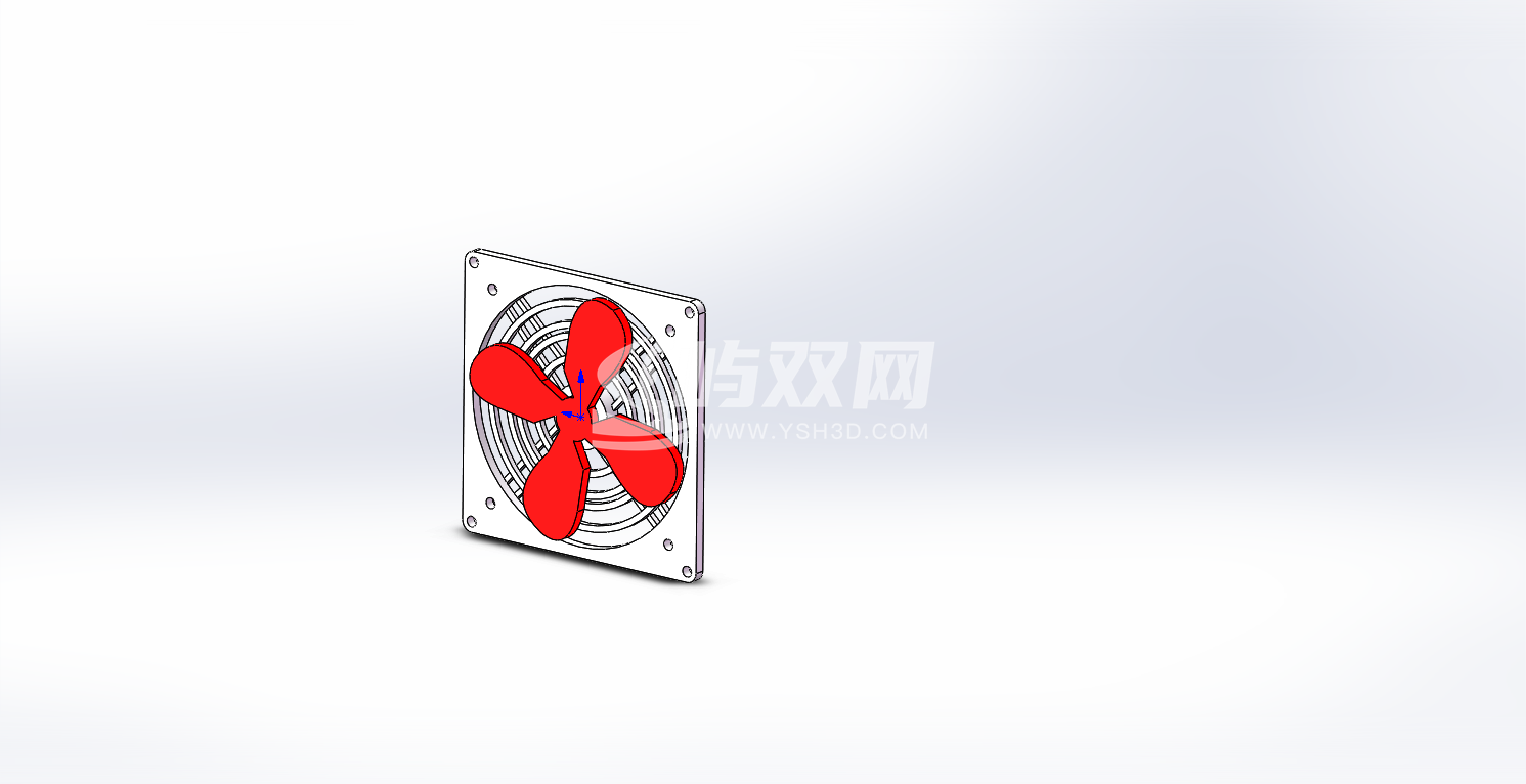排气风扇三维模型