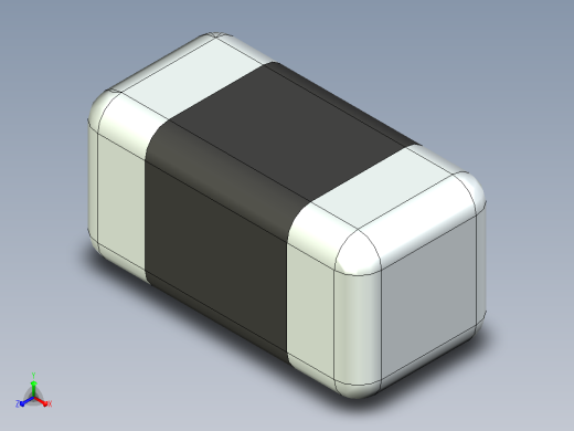 87x 片式电阻器封装 （SMD）RESC0603X30N正等轴测缩略图