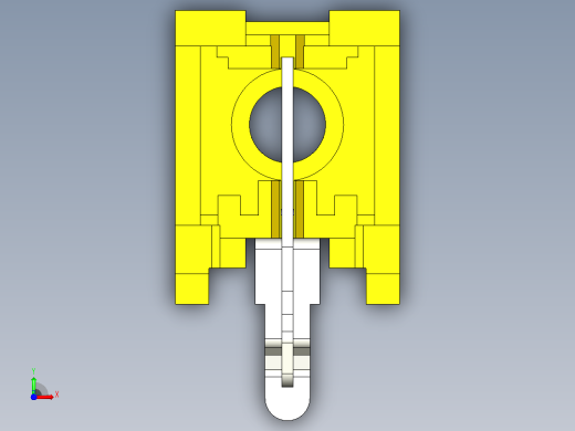 PCB 安装 90 度 1-RCA (AV-5)前视缩略图