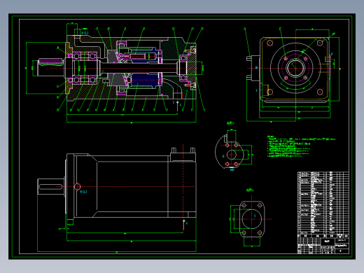 XB01FO-71 轴向柱塞定量马达（CAD+说明书）缩略图