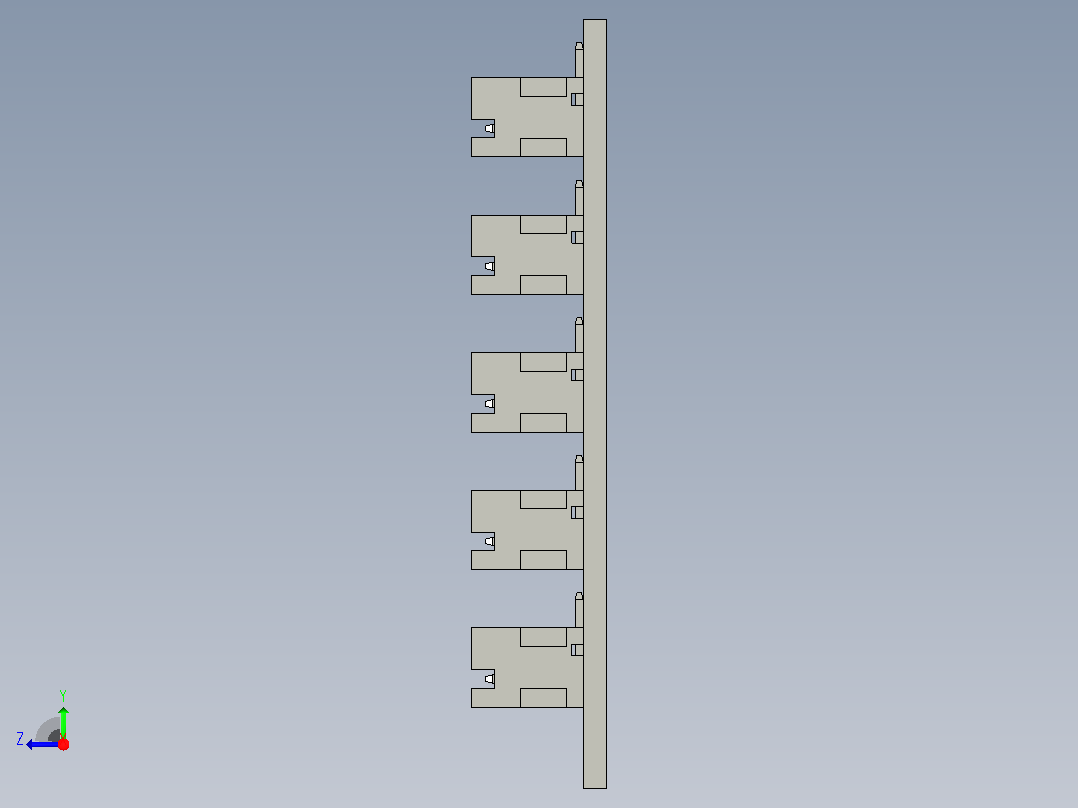 I2C 分流器右视图