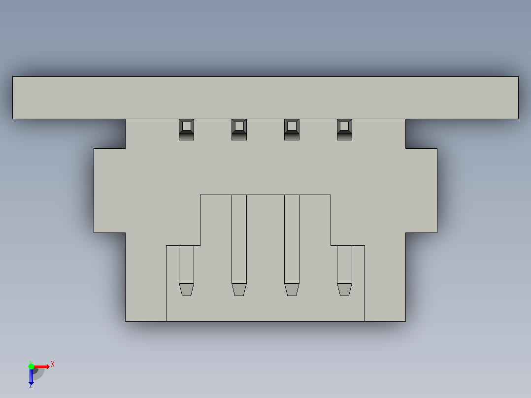 I2C 分流器俯视图