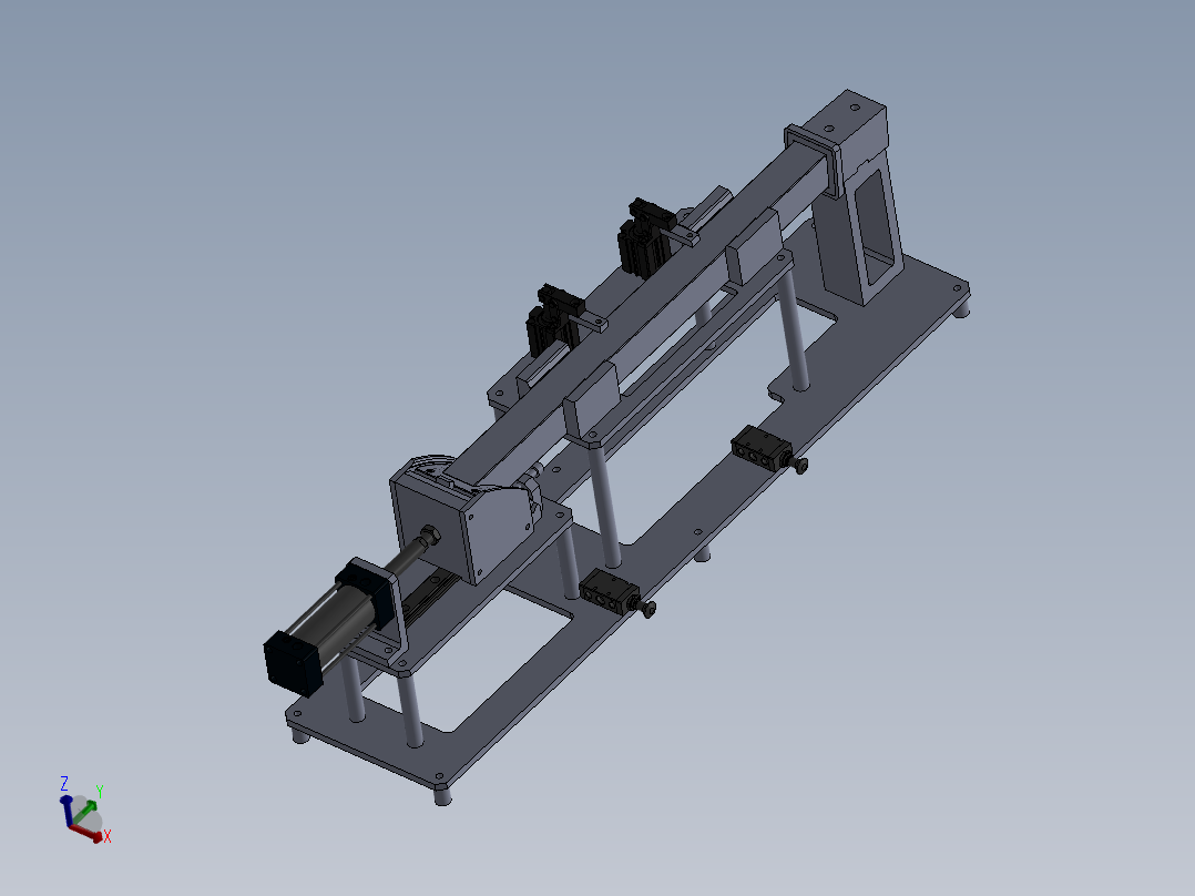 左脚组件焊接夹具