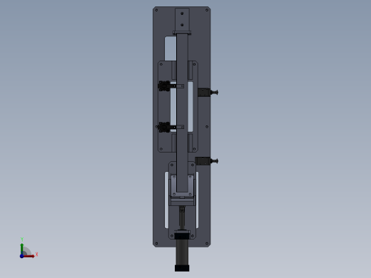 左脚组件焊接夹具前视缩略图