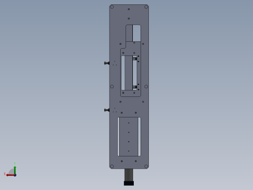 左脚组件焊接夹具后视缩略图