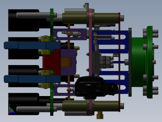 瓶罐抓取夹具sw12左视缩略图