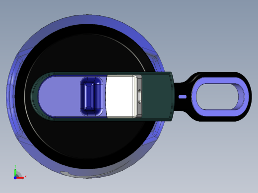 蓝色水杯前视缩略图