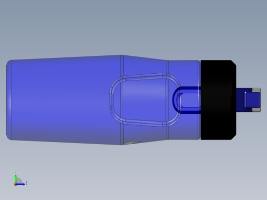 蓝色水杯左视缩略图