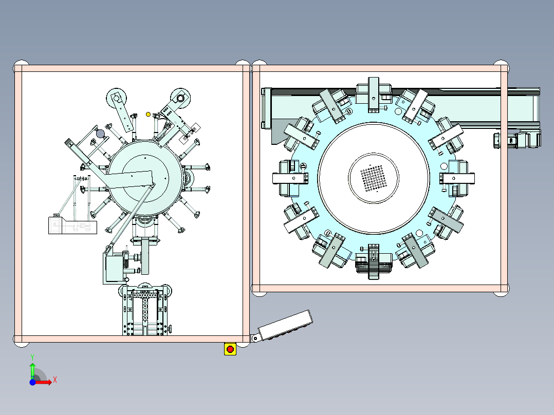 旋转全自动给袋式真空包装机UG10前视图