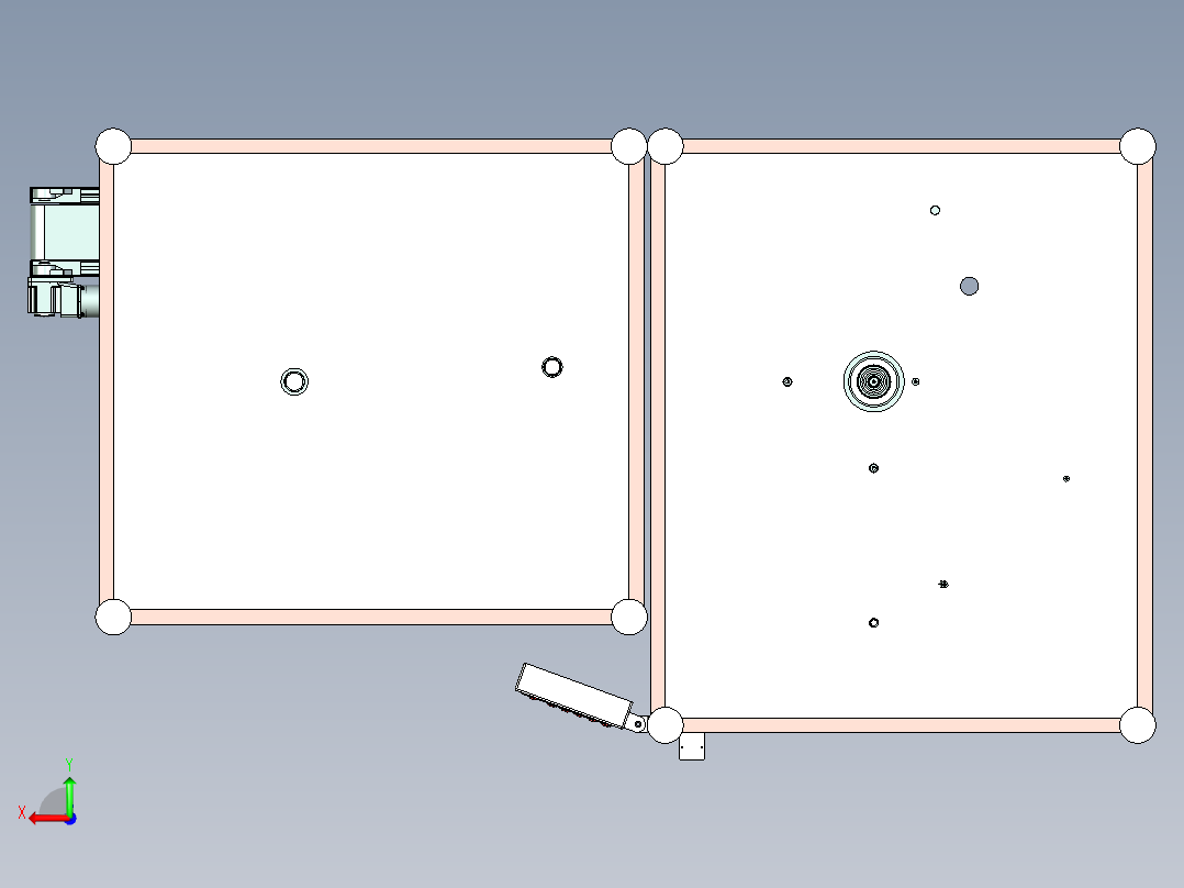 旋转全自动给袋式真空包装机UG10后视图