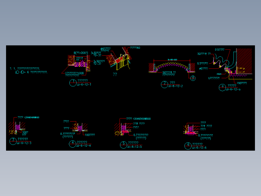 地下室内外墙抗震缝节点详图