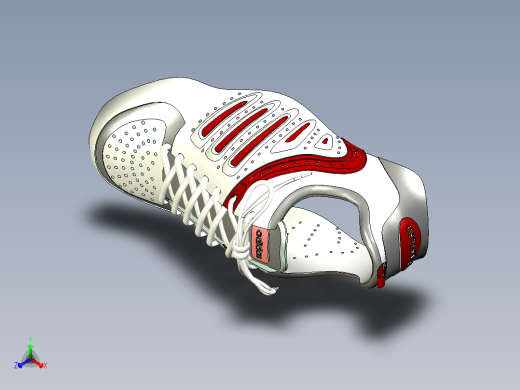 自动穿鞋带机（全自动系鞋带机ug正等轴测缩略图