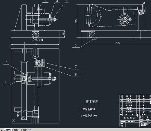 CA6140车床的拨叉夹具设计（有完整cad图）--课程设计缩略图