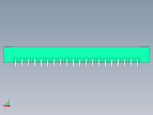 DEGSON 15EDG（公头） 3.81mm 螺钉锁紧，插拔式接线端子 FullPack-15EDGVM-3.81-20P-14-00AH后视缩略图