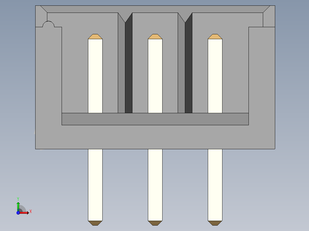 JST-B3B-EH-A.SLDPRT前视图