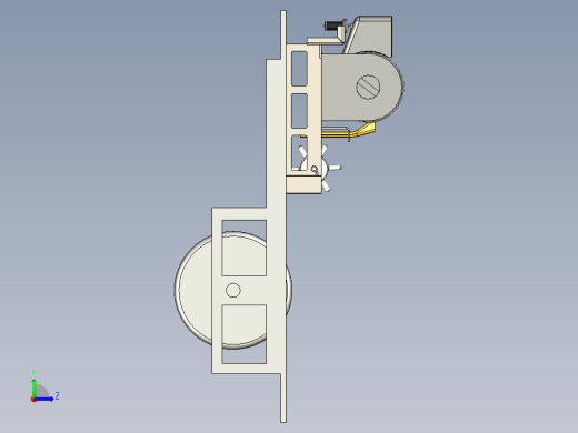 播种机附件左视缩略图