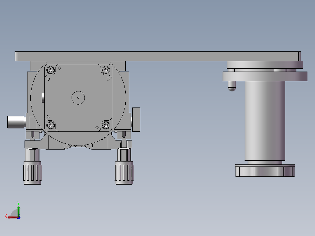 步进式双驱动送丝机后视图
