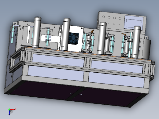 复合覆膜冲孔一体机俯视缩略图