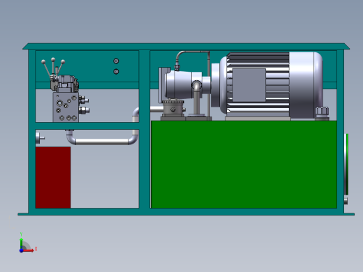 高架桥建筑用液压站前视缩略图