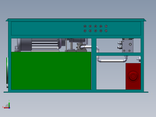 高架桥建筑用液压站后视缩略图