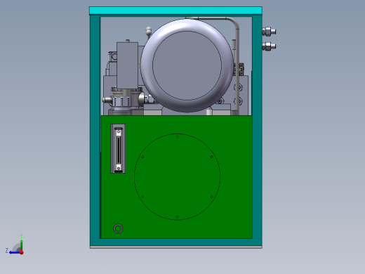 高架桥建筑用液压站右视缩略图