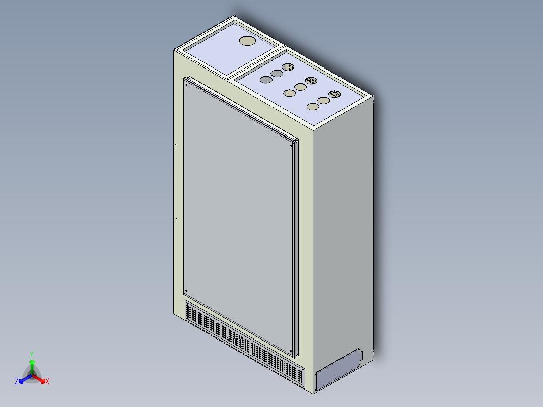 电器柜 电控柜 (114) 机械设计素材正等轴测图