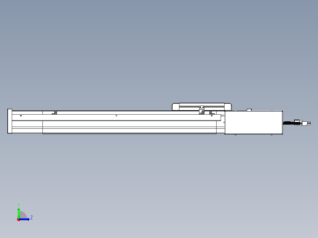 威洛博LB.GB同步带传动--欧规系列LB6A-L65-S400-BR左视图