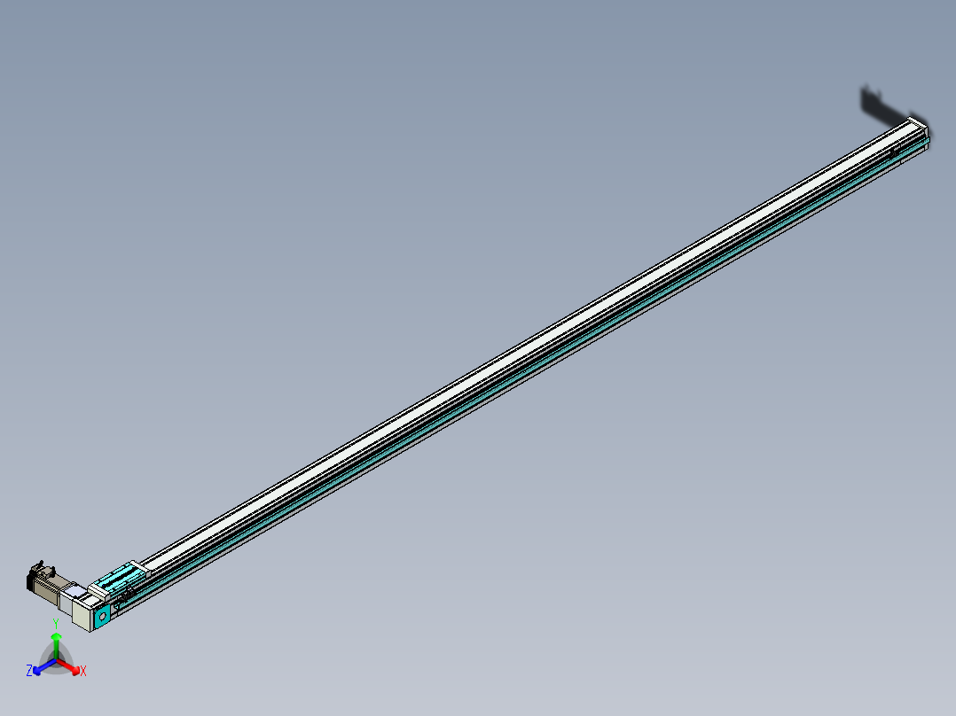 欧规系列-LB6A-L130-S2700-BR-ZP40-C3正等轴测图