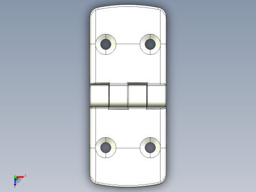 型材-KJN 60-60 COMBI HINGE 095K6060F00俯视缩略图