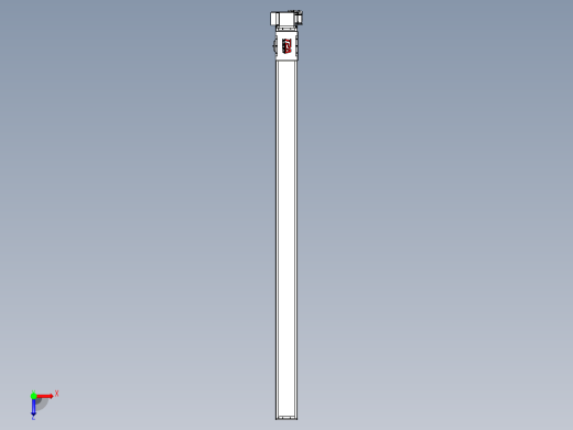 同步带全封闭直线模组TPA-HCB-110D-90-L1750-RP-C-P40-N3俯视缩略图