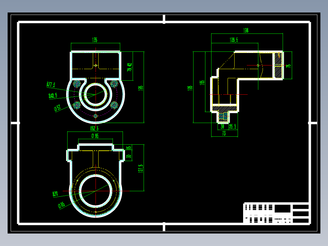 齿轮座零件的钻4-Φ13孔夹具设计及加工工艺装备规程含4张CAD图
