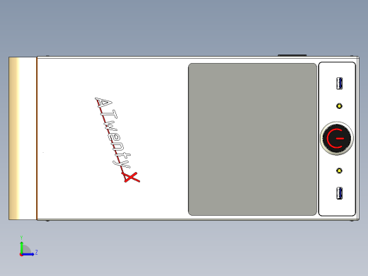 一种小型PC机箱左视缩略图