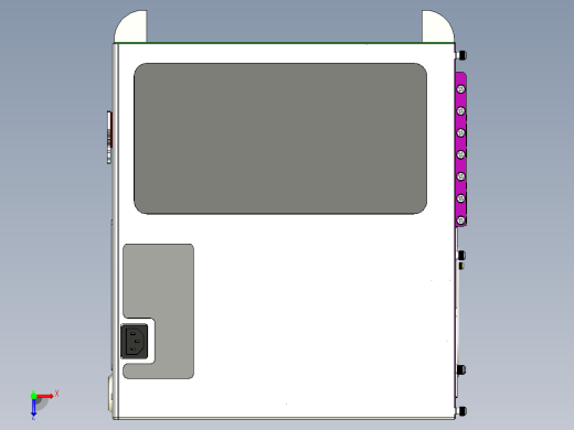 一种小型PC机箱俯视缩略图
