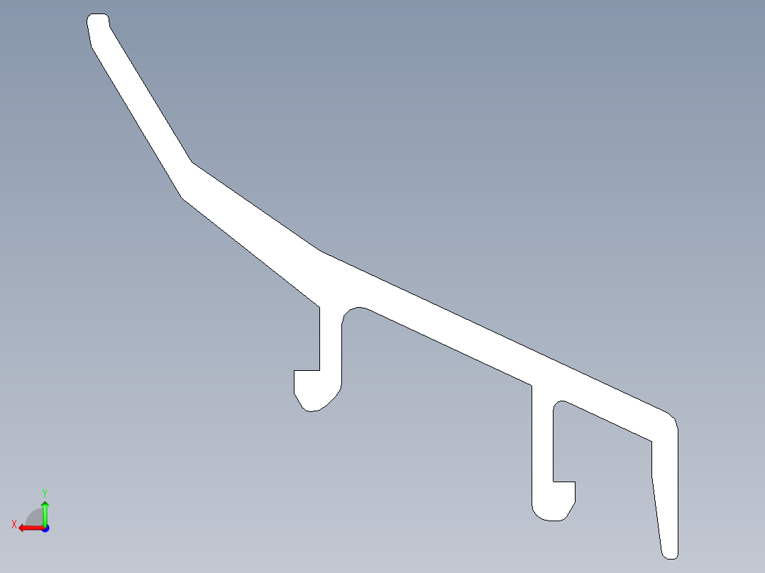 型材-BR PROTECTIVE PANE PROFILE PART D 3842529762.STEP后视图