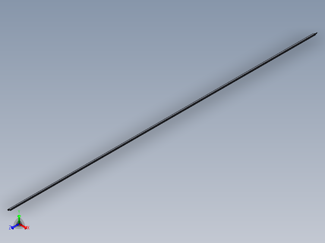 型材-BR PROTECTIVE PANE PROFILE PART D 3842529762.STEP正等轴测图