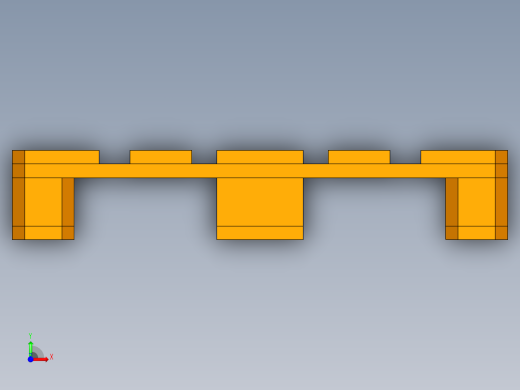 托盘 设计模型 (9)前视缩略图