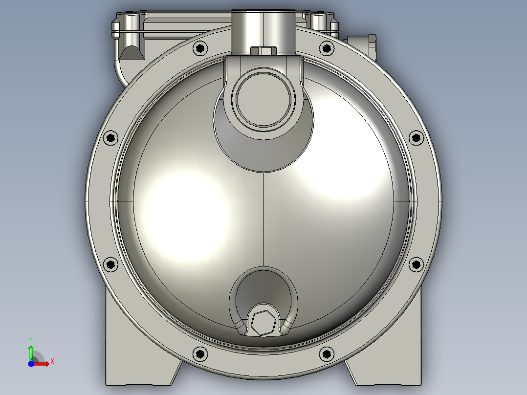 自吸不锈钢泵前视图