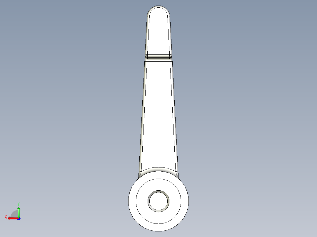 調整式把手(塑膠)200,201-3D多系列多零件图纸模型后视图