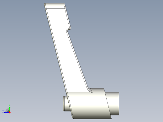 調整式把手(塑膠)200,201-3D多系列多零件图纸模型右视缩略图