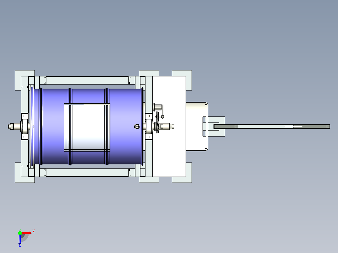 电机电动的砂轮机俯视图