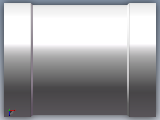 管箍-等径有边 DN15俯视缩略图