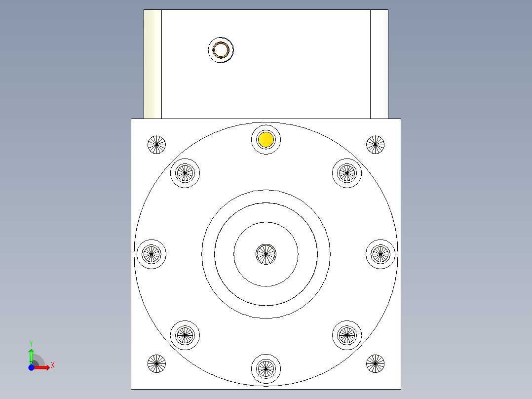 换向器PW210双轴-1 42-180-215-M12.stp前视图