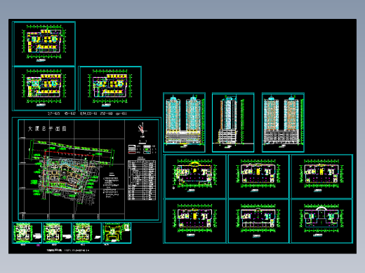 某高层住宅全套建筑施工图