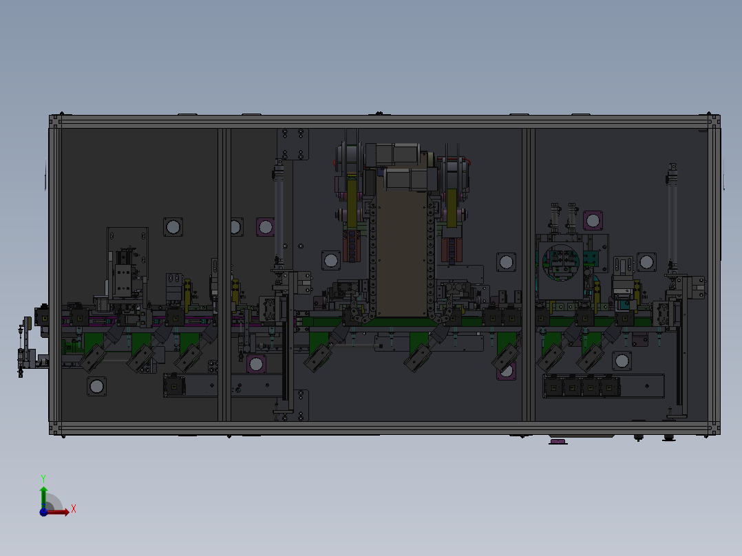 一种FPC弯折贴胶联合机sw18可编辑前视图