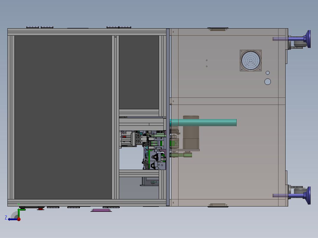 一种FPC弯折贴胶联合机sw18可编辑右视图