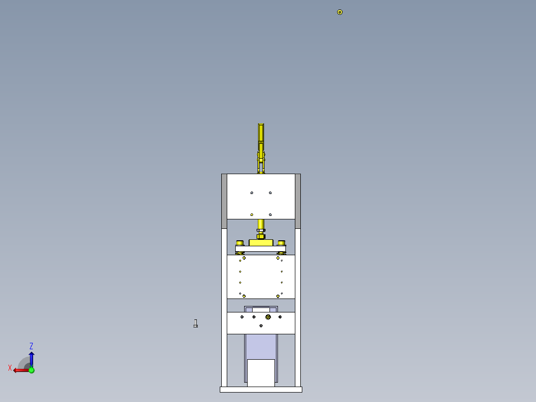 薄膜压接夹具后视图