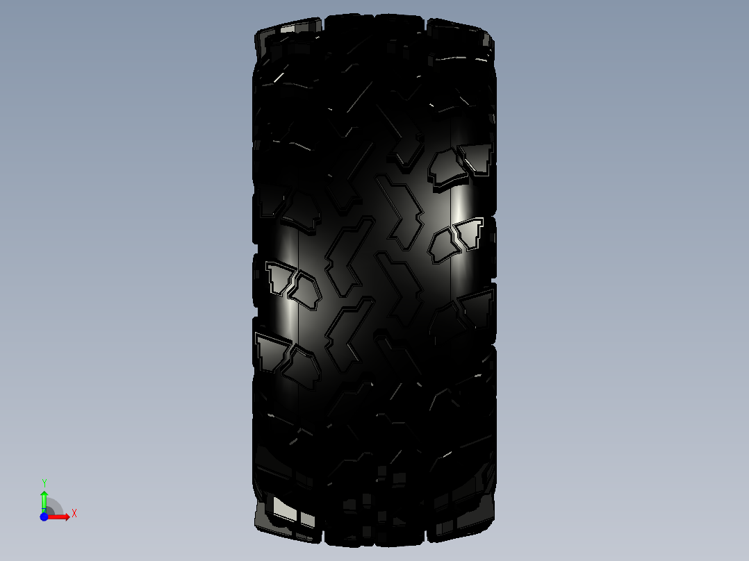 轮毂、轮胎(32)前视图