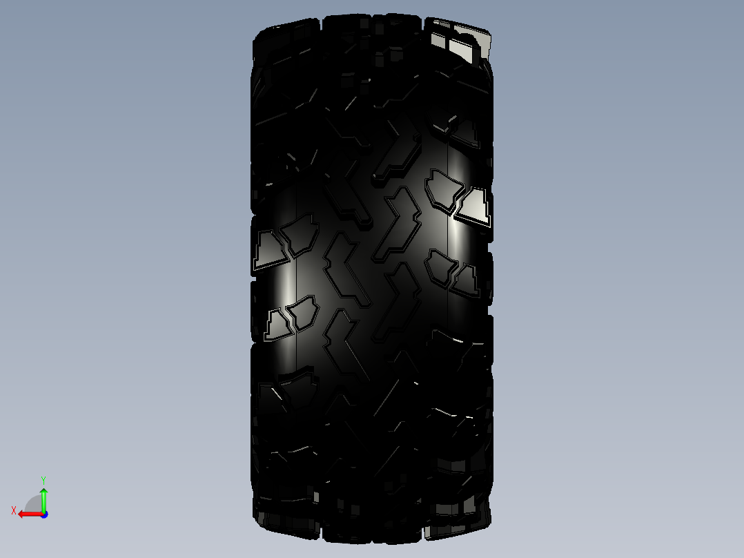 轮毂、轮胎(32)后视图