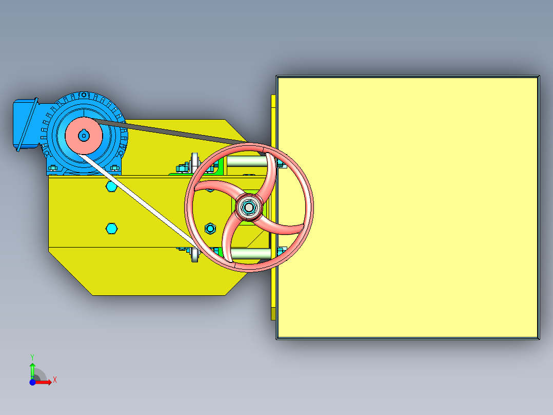B3004033-垂直升降机前视图
