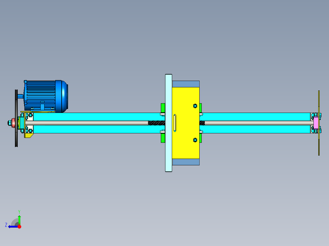 B3004033-垂直升降机右视图